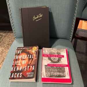 Lot of 3 adult reading books